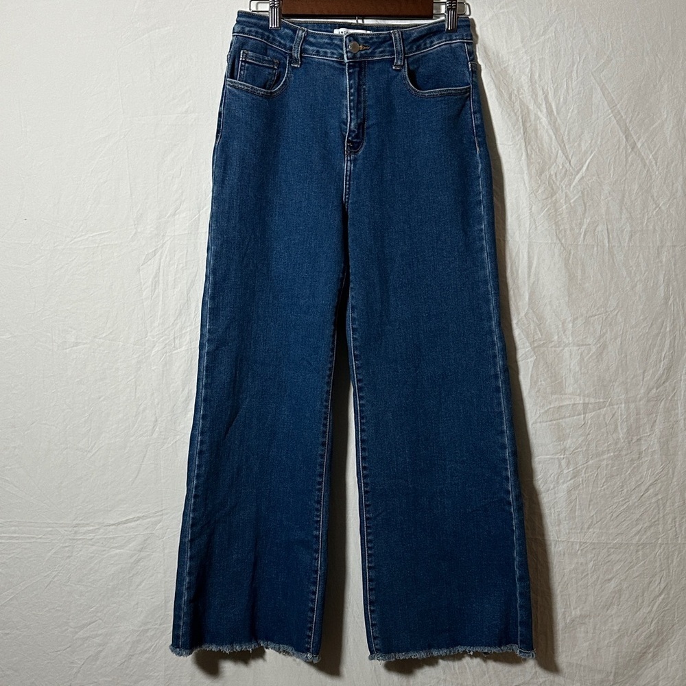 Encore Jeans Dark Blue Flare Women's Jeans